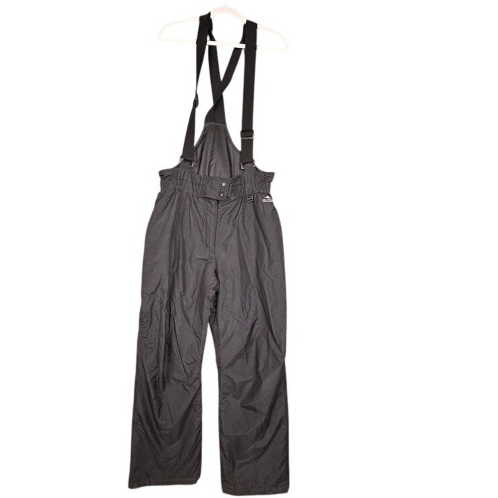 PacTech Performance Black Ski‎ Snowboard Bib Overalls Pants Womens Large